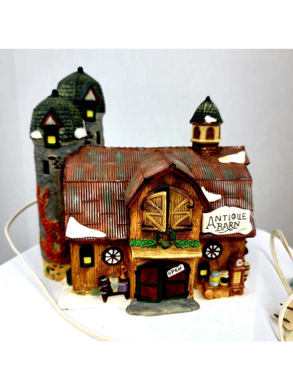 Santas Workshop Collection Horse Feathers Antique Barn 2001 Still Lights Rustic